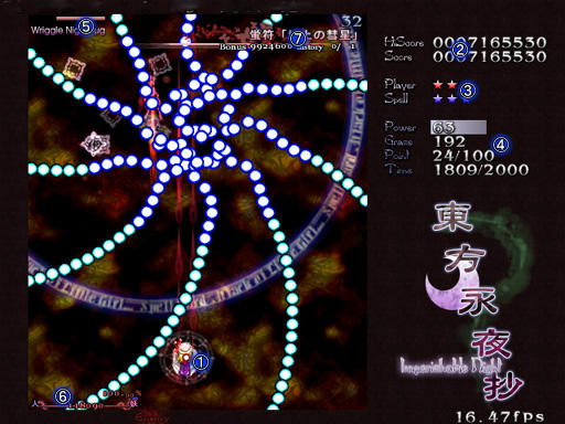 Touhou Project 08: Imperishable Night - Описание игры.